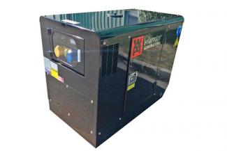 Warrior LDG12S 11kW single phase portable Diesel generator with electric start