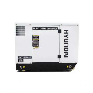 Hyundai DHY12500SE 10kW/12.5kVA 230v Single phase 3000RPM Standby Silenced Diesel Generator