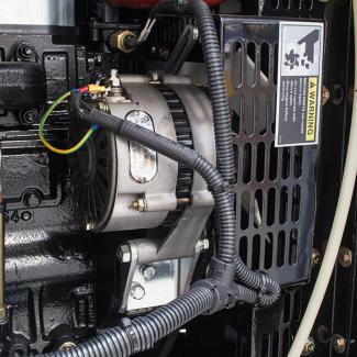 Hyundai DHY14KSE 14kVA 1500RPM Three Phase 415v water cooled standby Diesel Generator
