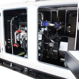 Hyundai DHY22KSEm 1500rpm 27.5kVA / 22kW Single Phase 230v Diesel standby Generator