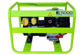 Pramac E5000 5.1kVA / 3.9 kW Honda GX270 powered petrol generator Dual Voltage 230v / 110v