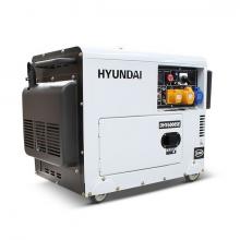  Hyundai DHY6000SE 6.25 kVA / 5.2kW Silenced Standby Diesel Generator