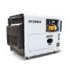  Hyundai DHY6000SE 6.25 kVA / 5.2kW Silenced Standby Diesel Generator