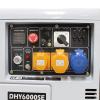  Hyundai DHY6000SE 6.25 kVA / 5.2kW Silenced Standby Diesel Generator
